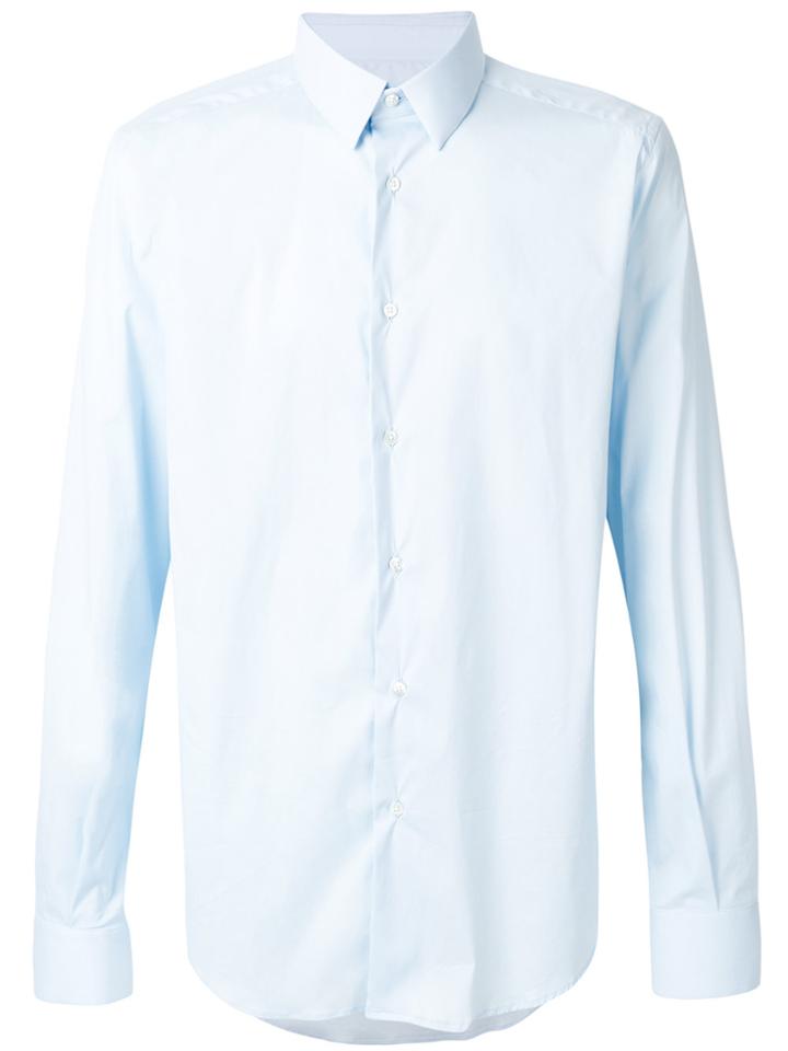 Fashion Clinic Timeless Stretch Shirt - Blue