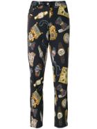 Moschino Fantasia Print Trousers - Black