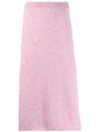 Joseph Knitted A-line Skirt - Pink