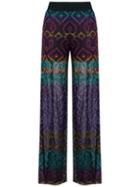 Cecilia Prado - Knitted Pants - Women - Acrylic/lurex/viscose - P, Black, Acrylic/lurex/viscose