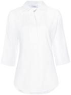 Akris Punto Three-quarter Sleeve Blouse - White