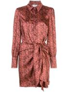 Cinq A Sept Gaby Shirt Dress - Red