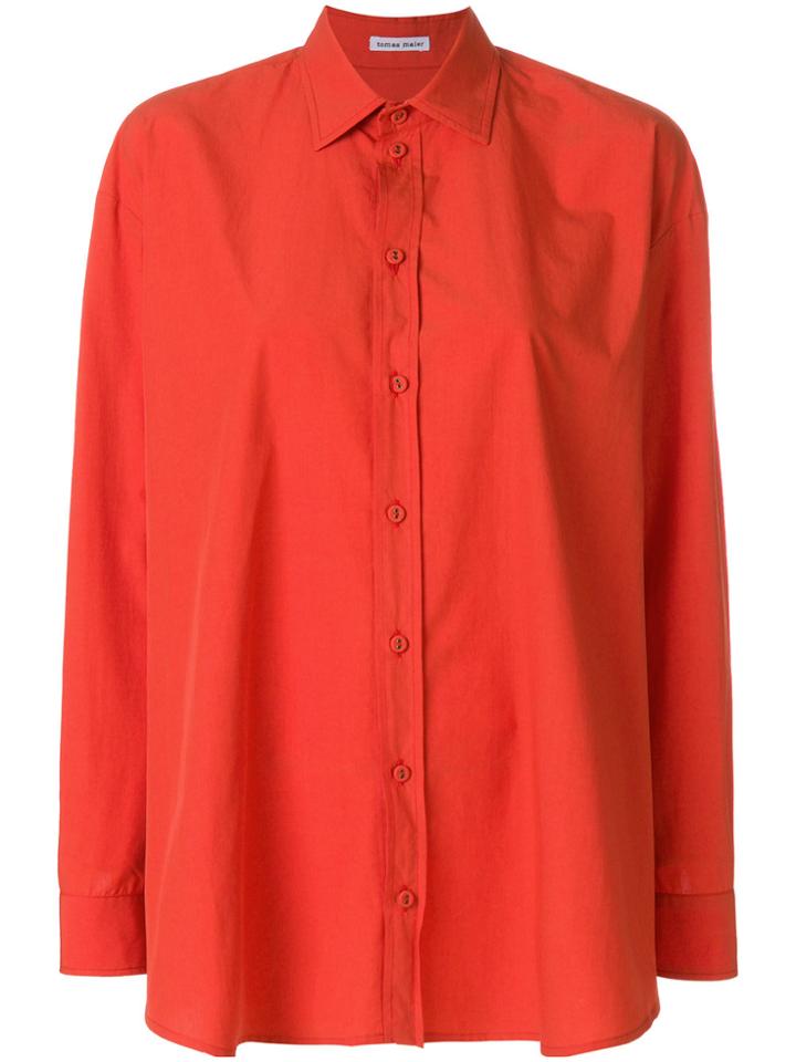 Tomas Maier Balloon Shirt - Yellow & Orange