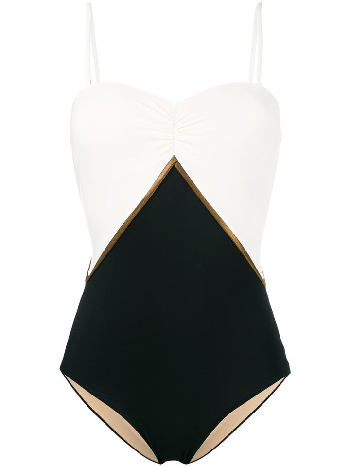 Zeus+dione - Halki One-piece - Women - Polyamide/spandex/elastane - 36, Nude/neutrals, Polyamide/spandex/elastane