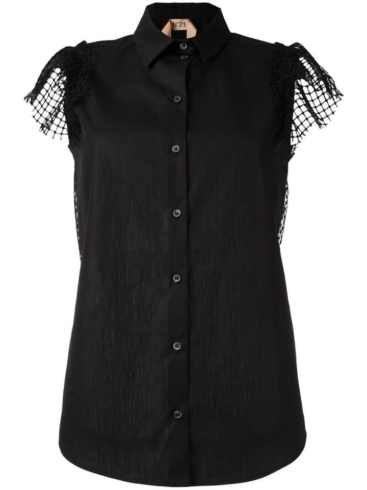 No21 Mesh Shirt - Black