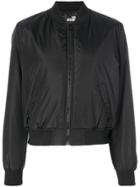 Love Moschino 100% Embroidered Bomber Jacket - Black