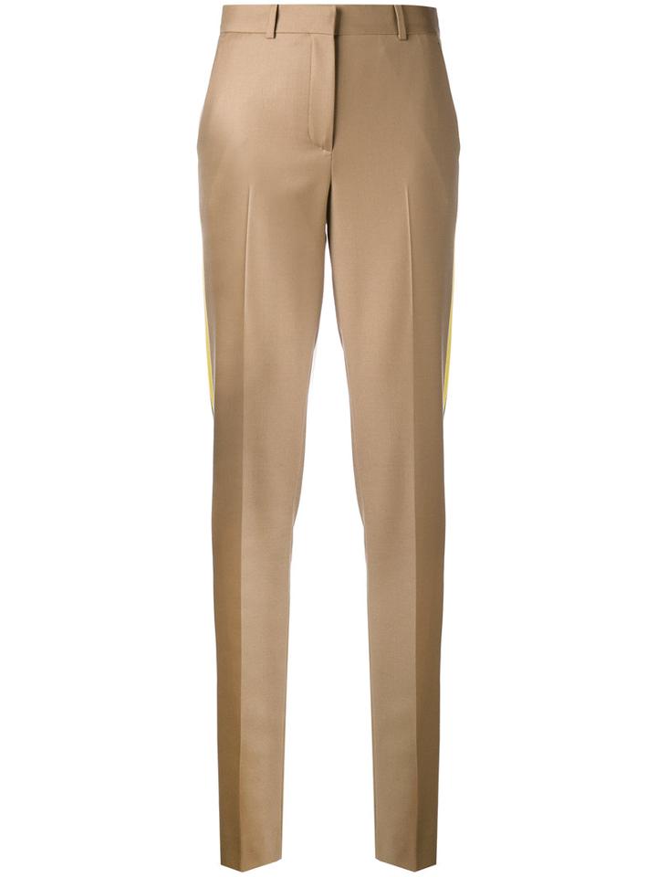 Givenchy - Tailored Trousers - Women - Silk/cotton/polyamide/wool - 36, Nude/neutrals, Silk/cotton/polyamide/wool