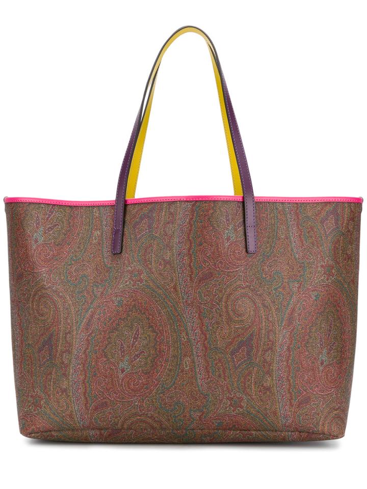 Etro Paisley Print Tote Bag - Multicolour
