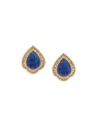 Susan Caplan Vintage Grosse Lapiz Earrings - Gold