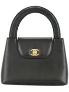 Chanel Vintage Cc Hand Bag - Black