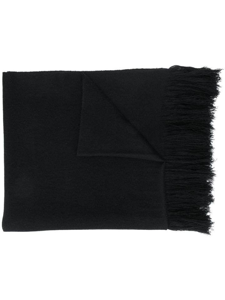 Isabel Marant Cashmere Oversized Blanket Scarf - Black