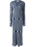 See By Chloé Zig Zag Effect Knit Dress