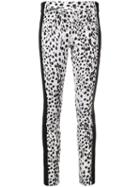 Haider Ackermann Printed Contrast Panel Trousers - White