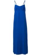 P.a.r.o.s.h. Long Slip Style Dress - Blue