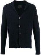 Roberto Collina Long-sleeve Fitted Cardigan - Blue