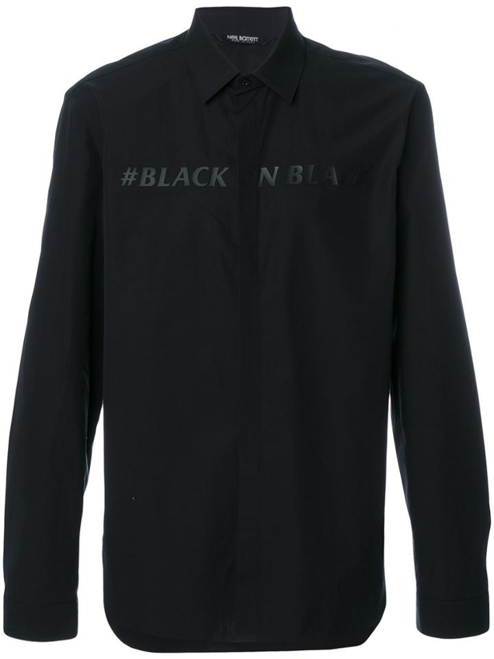 Neil Barrett #blackonblack Shirt