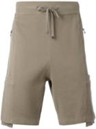 Iceberg - Honeycomb Pique Shorts - Men - Cotton/spandex/elastane/viscose - M, Brown, Cotton/spandex/elastane/viscose