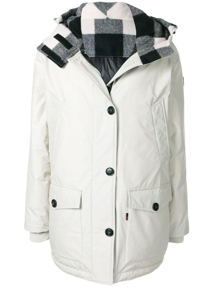 Woolrich Padded Hooded Parka - Neutrals