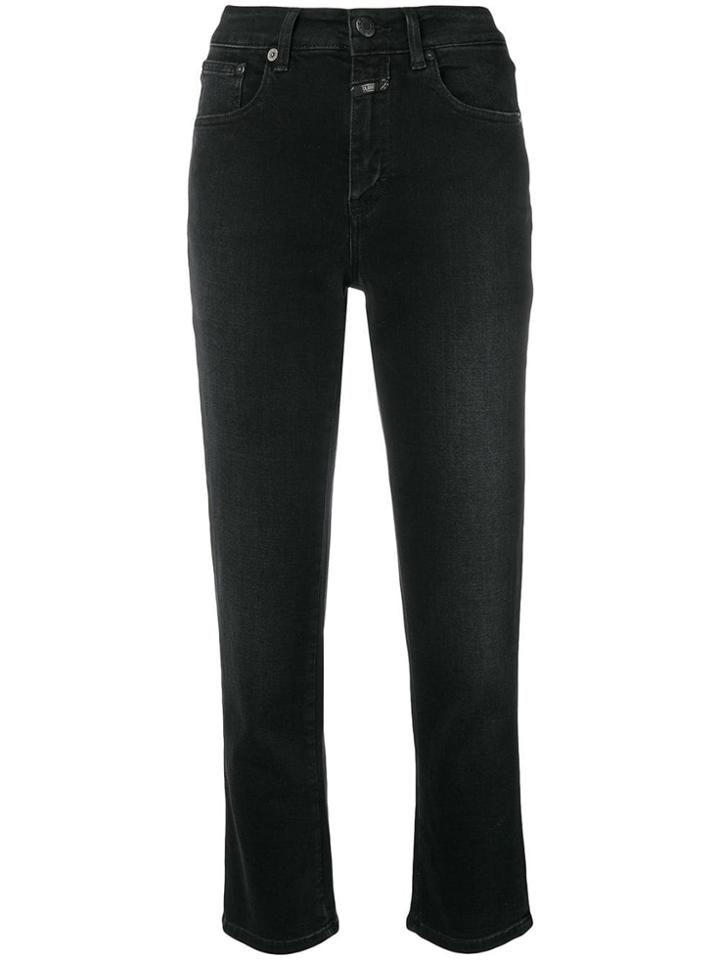 Closed Straight Cropped Jeans - Black