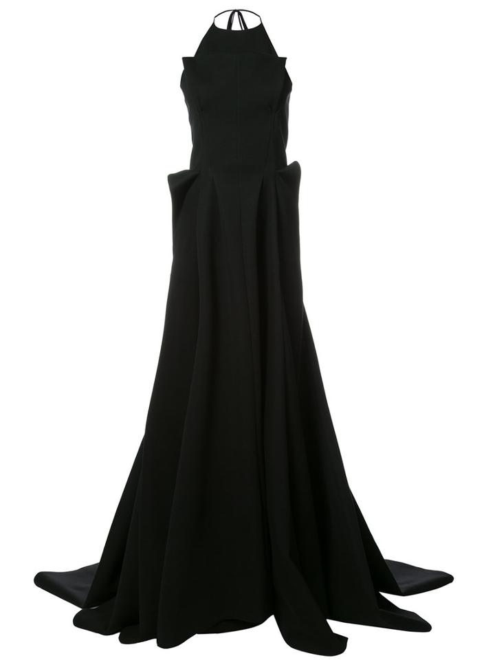 Maticevski - Opulent Gown - Women - Silk/spandex/elastane/modal - 12, Black, Silk/spandex/elastane/modal