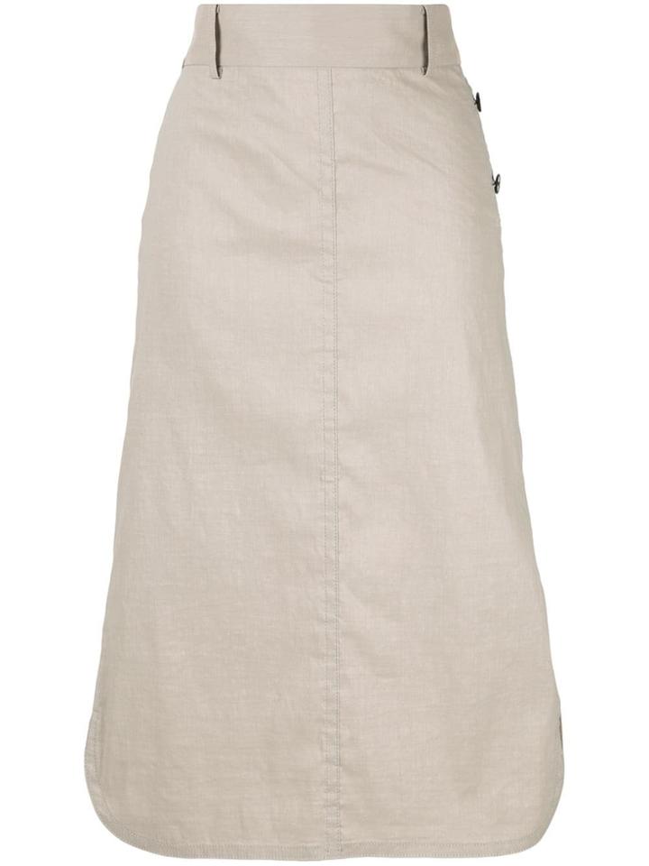 Des Prés High-rise Skirt - Brown