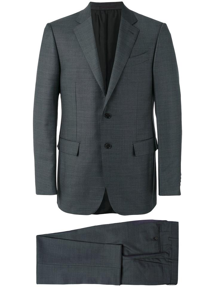 Ermenegildo Zegna Formal Suit, Men's, Size: 58, Grey, Wool/cupro