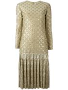 Christian Dior Vintage Sequinned Drop Hem Dress