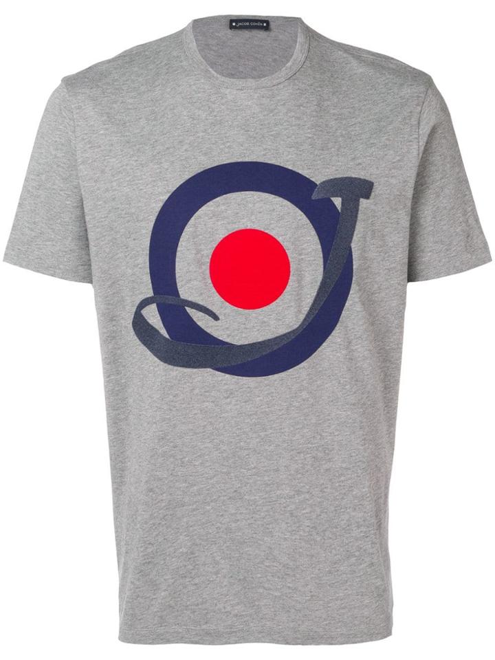 Jacob Cohen Logo Printed T-shirt - Grey