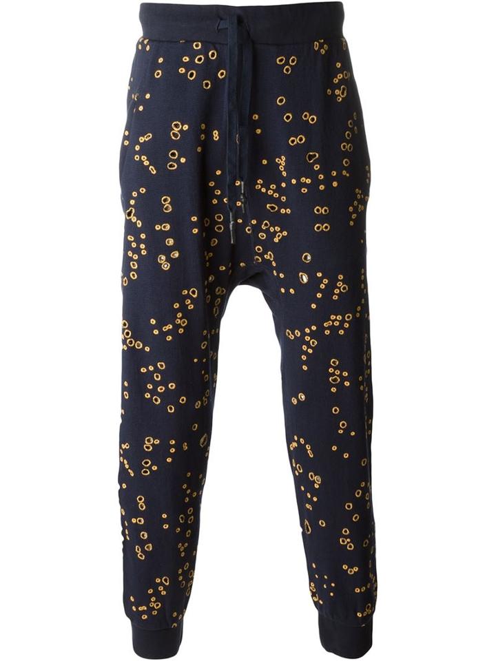 11 By Boris Bidjan Saberi Perforated Track Pants