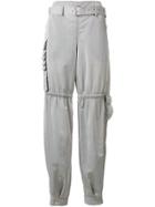 Misbhv Metallic Grey Track Pants