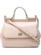 Dolce & Gabbana Medium 'sicily' Tote, Nude/neutrals, Calf Leather