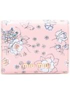 Miu Miu Floral Wallet - Pink & Purple