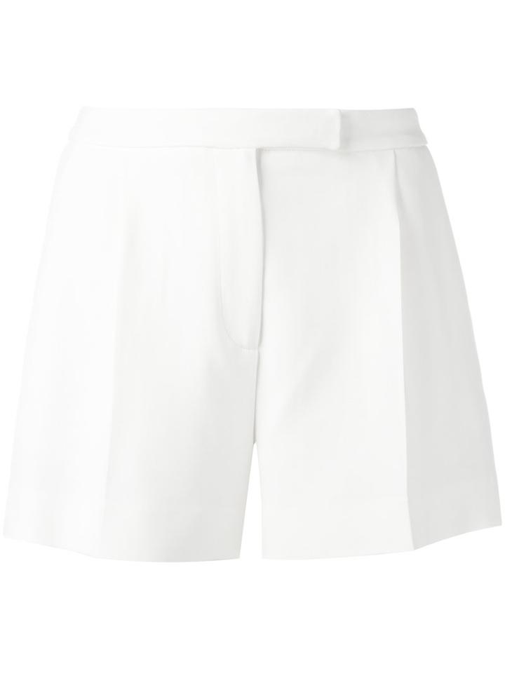 Elie Saab Tailored Shorts, Women's, Size: 36, White, Acetate/viscose/spandex/elastane/rayon