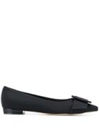 Sergio Rossi Milano Mia Ballerina Shoes - Black