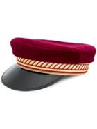 Manokhi Military Hat - Red