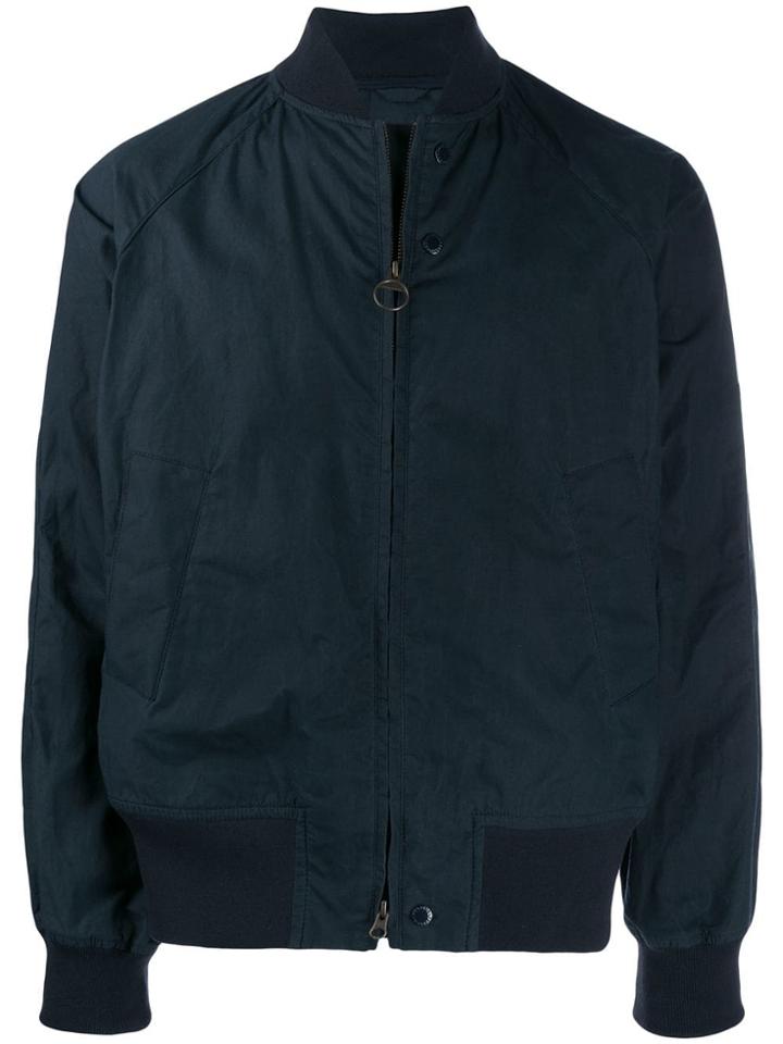 Barbour X Engineered Garments Zipped Bomber Jacket - Blue