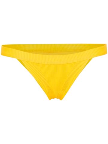 Frankies Bikinis Cole Triangle Bikini Bottoms - Yellow