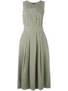 Joseph - Pleated Front Dress - Women - Polyamide/polyester - 40, Green, Polyamide/polyester