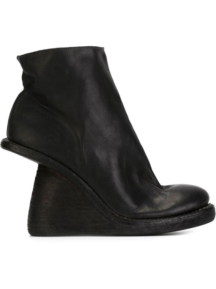 Guidi Wedge Boots, Women's, Size: 37, Black, Horse Leather/leather