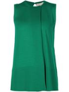 Stella Mccartney Sleeveless Sweater, Women's, Size: 42, Green, Silk/virgin Wool