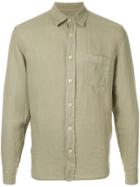 120% Lino Long Sleeve Shirt - Green