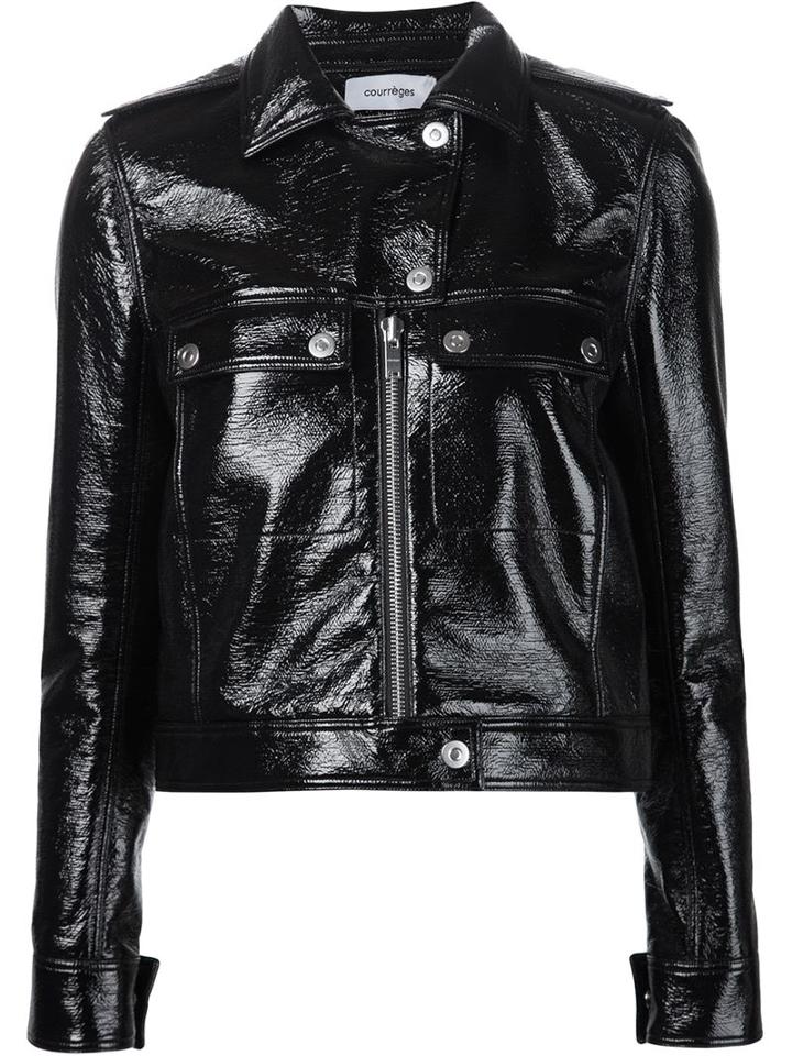 Courrèges Zipped Biker Jacket