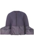 Rick Owens - Shell-panelled Jacket - Women - Silk/cotton/polyamide/virgin Wool - 40, White, Silk/cotton/polyamide/virgin Wool