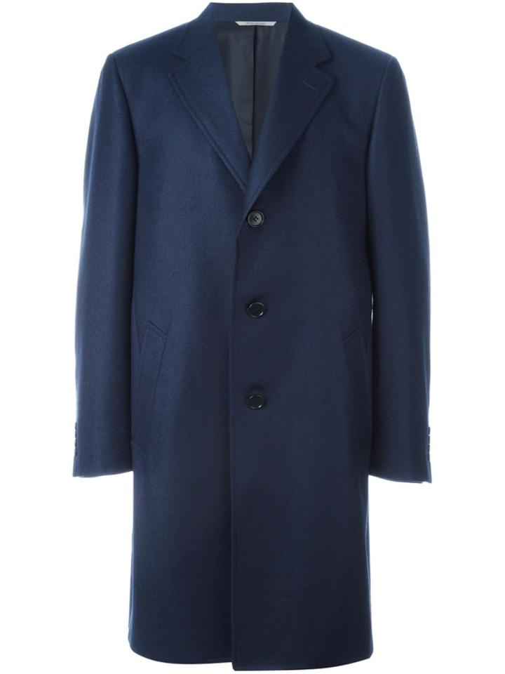 Canali Waterproof Coat - Blue