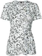 Proenza Schouler Printed Short Sleeve Top - Blue