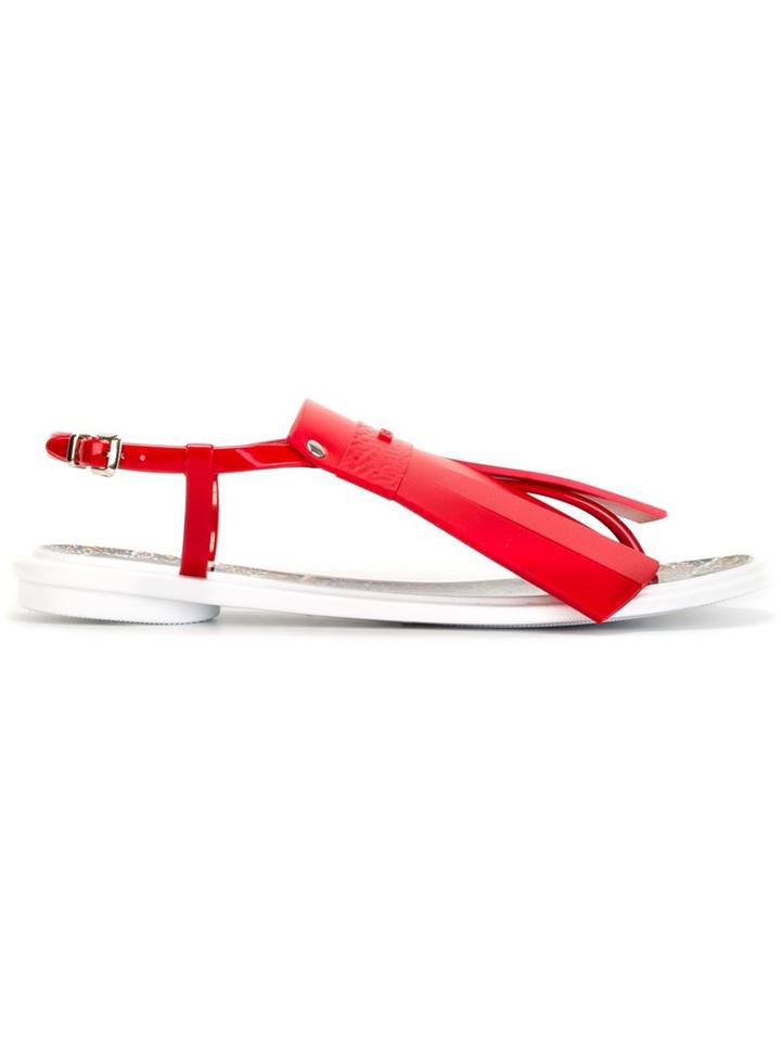 Kenzo 'flying Tiger' Fringed Sandals