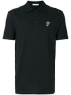 Versace Collection Half Medusa Patch Polo Shirt - Black