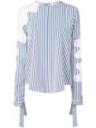 Robert Rodriguez Striped Blouse - Blue