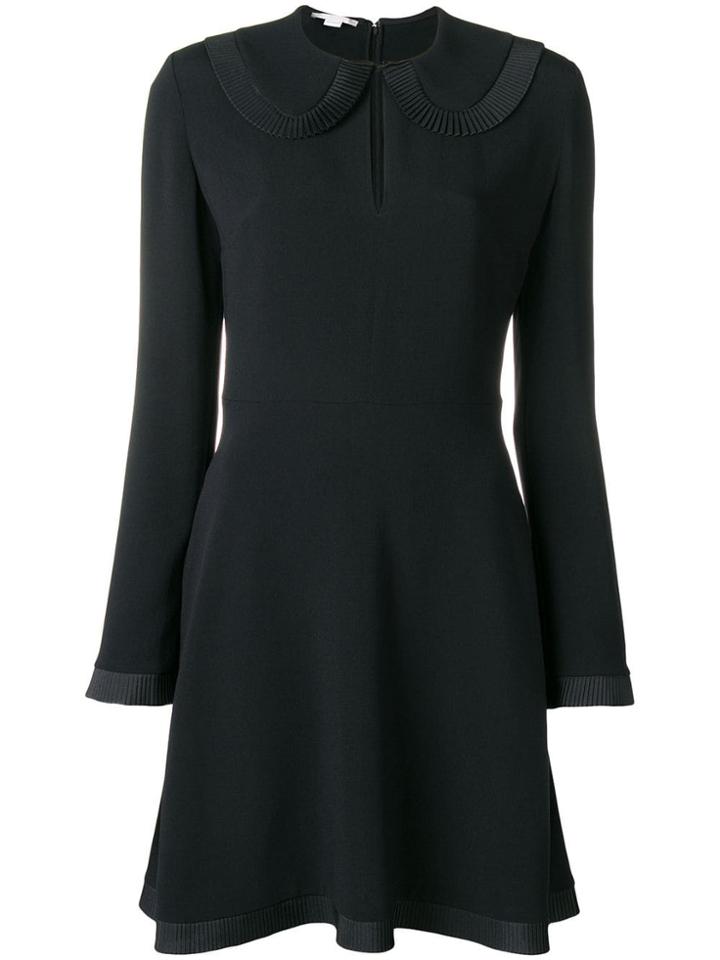 Stella Mccartney Pleated Collar Dress - Black