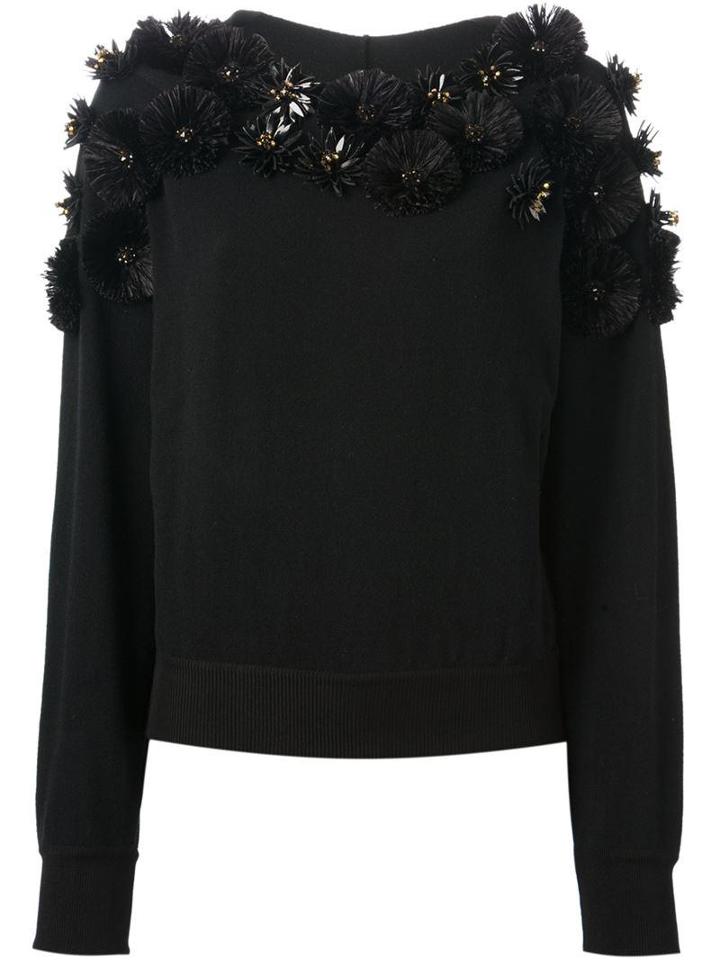 Emanuel Ungaro Flower Embellished Sweater